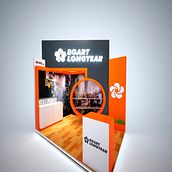 Stand 3D - Boart Longyear. 3D, Architecture, Digital Architecture & Industrial Design project by David Castillo - 04.24.2019