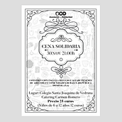 Asociación para la Solidaridad (Cena solidaria). Graphic Design project by Pablo Ramos Solís - 04.24.2019