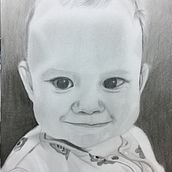 Mi Proyecto del curso: Retrato realista con lápiz de grafito. Un progetto di Disegno a matita, Disegno di ritratti e Disegno realistico di agarmar73 - 09.05.2019