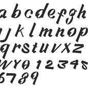 Tipografía inacabada. Tipografia projeto de Koithi Hamada - 25.04.2018