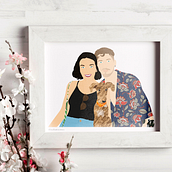 Ilustraciones; proyecto propio de ilustraciones personalizadas. Design project by Paula Torrico González - 04.25.2019