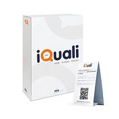 Identidad corporativa y elementos publicitarios para iQuali. Logo Design, Product Design, Editorial Design, and Graphic Design project by Lucía Valdés - 11.12.2018