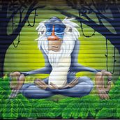 DECORACIÓN GRAFFITI EN LOS CIERRES DE GROWBARATO VALLECAS. Character Animation, Street Art, Arts, Crafts, Fine Arts, Sketching, Comic, Concept Art, Creativit, Drawing, Artistic Drawing, Realistic Drawing, Design, Graphic Design, and Traditional illustration project by Workingraff - 04.25.2019