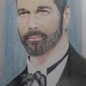 Mi proyecto del curso: Retrato realista con lápices de colores. Fine Arts project by Claudio Robles Gaete - 04.25.2019