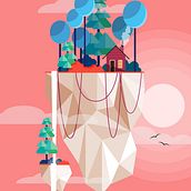 Mundos. Vector Illustration project by Salomé Isaza Velasquez - 04.25.2019