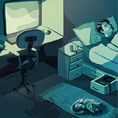 Ilustraciones editoriales para el libro "Aprendiendo a respirar mejor" de la editorial teamwork Media. Un proyecto de Diseño editorial, Diseño gráfico, Ilustración tradicional e Ilustración digital de Nadia Beltran de Lubiano - 26.04.2019