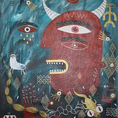 Into The Blue. Un progetto di Belle arti, Illustrazione tradizionale e Pittura di Mickael Brana - 26.04.2019