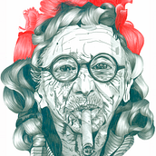 Cubana. Un progetto di Arte concettuale, Disegno, Disegno a matita, Disegno artistico, Disegno di ritratti, Design, Illustrazione tradizionale e Illustrazione digitale di NOELIA DOMINGUEZ - 27.04.2019