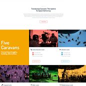 Transeuropa Caravans. Web Development, and Web Design project by David Ramírez - 04.01.2019