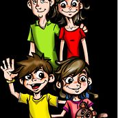 Proyecto Familia UC / Publicidad. Traditional illustration, and Digital Illustration project by visualetts - 04.30.2019