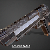 DESSERT EAGLE_2020 Ein Projekt aus dem Bereich 3D von Iván Antonio Menendez Menendez - 01.10.2020