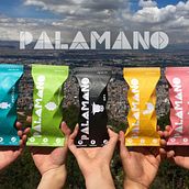 Palamano Food. Un proyecto de Br, ing e Identidad, Diseño de logotipos y Diseño industrial de Jose Cifuentes - 02.05.2016