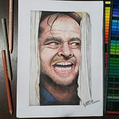 Mi Proyecto del curso:  Retrato realista con lápices de colores. Portrait Drawing project by mariasol_farfal - 05.02.2019