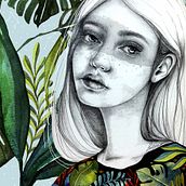 Mi Proyecto del curso: Retrato con lápiz, acuarela y Photoshop. Un progetto di Bozzetti, Creatività, Disegno, Disegno a matita, Disegno artistico, Disegno di ritratti, Disegno realistico, Illustrazione tradizionale, Illustrazione digitale, Instagram, Pittura, Pittura ad acquerello, Postproduzione fotografica e Ritocco fotografico di Luisina Quintero - 03.05.2019
