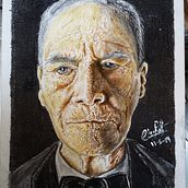 Mi Proyecto del curso:  Retrato realista con lápices de colores. Un progetto di Belle arti, Disegno, Disegno a matita, Disegno artistico, Disegno di ritratti e Disegno realistico di eepg1989_ - 11.05.2019