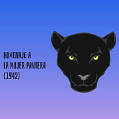 #HomenajeCineTerrorMujerPantera. Animation, and Motion Graphics project by Amelia Fernández Valledor - 05.02.2019