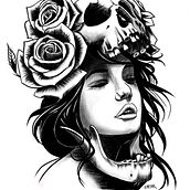 Mi Proyecto del curso: Diseño e ilustración digital de tatuajes con Procreate. Traditional illustration project by Jean-Antoine Montanez - 05.07.2019