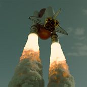 Rocket. 3D, 3D Animation, and Concept Art project by Jonathan Aceituno Fuentes - 05.06.2019