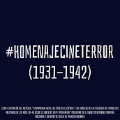 #HomenajeCineTerror. Animation, and Motion Graphics project by Amelia Fernández Valledor - 05.09.2019
