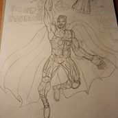 Mi Proyecto del curso: Ilustración para cómics: anatomía de un superhéroe. Un progetto di Fumetto, Disegno, Disegno a matita, Character design e Illustrazione tradizionale di luisalfredolopez1998 - 09.05.2019