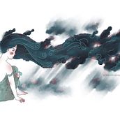 Tormenta. Concept Art, Character Design, Traditional illustration, and Digital Illustration project by Álvaro Rubio - 04.14.2019