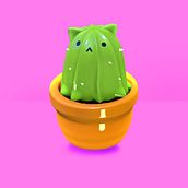 Cat_tus. Een project van 3D, 3D-karakterontwerp y Digitale illustratie van Paula Otalora Aldana - 12.05.2019