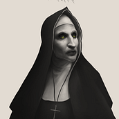 Valak. Digital Illustration project by Emmanuel Oquendo Quintana - 09.07.2018