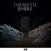 Battle of Winterfell. Creativit, Character Design, Traditional illustration, and Vector Illustration project by Barhlo - 04.14.2019