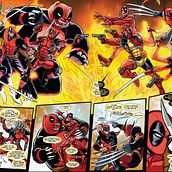Deadpool Kills Deadpool. Un proyecto de Diseño de personajes e Ilustración tradicional de Salva Espín - 16.05.2019
