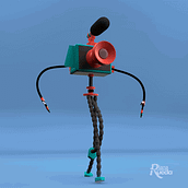 Mi Proyecto del curso: Diseño de personajes y Animación 3D. La Blackmagic. Un proyecto de 3D, Animación, Animación 3D, Animación de personajes, Bocetado, Cine, vídeo, televisión, Dibujo, Diseño, Diseño de personajes 3D, Ilustración tradicional, Modelado 3D y Multimedia de Diana Rueda - 17.05.2019