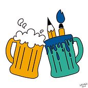 Propuesta para concurso Domestika Drink 'N Draw. Traditional illustration project by laia - 05.18.2019