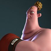 BOxer dude!. 3D, 3D Character Design, and 3D Modeling project by Francisco Pando - 05.20.2017
