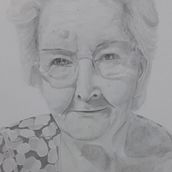 Abuela De Guzmán. Pencil Drawing, Traditional illustration, Fine Arts, Sketching, Drawing, Portrait Drawing, Realistic Drawing, Artistic Drawing, and Figure Drawing project by RUIZ DE GUZMAN - 05.20.2019