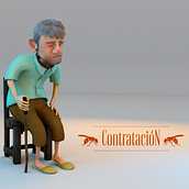 'Grandfather' modelado,texturizado, rigging. Un proyecto de Animación 3D, Modelado 3D y Rigging de Guillermo Irreño - 21.05.2019