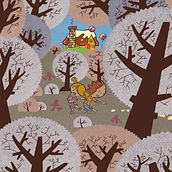 Hansel and Gretel. Fine Arts, Drawing, Traditional illustration, Digital Illustration, and Children's Illustration project by David Belmonte Calaforra - 05.10.2012