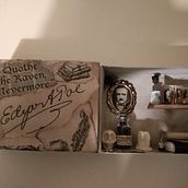 Poe en una caja de cerillas. Een project van Collage, Stor y telling van mpilarbdv - 15.11.2018