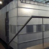 Diseño de exposición Arquitecturas na ría. Decoration, Set Design, and Events project by elvira paz sangiao - 05.24.2007