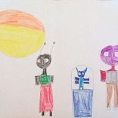 Dibujos para Theo. Drawing, Traditional illustration, and Children's Illustration project by Felicitas Martin Lacoren - 05.24.2019