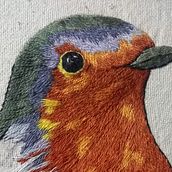 Mi Proyecto del curso: Pintar con hilo: técnicas de ilustración texti. Embroider project by Veronica Martinez - 05.25.2019