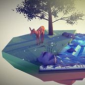 Ecosystem Low Poly - Cinema 4D | After effects. Un proyecto de 3D, Animación, Animación 3D, Animación de personajes y Modelado 3D de Emiliano Ortiz - 25.05.2019