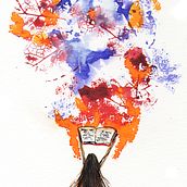 ILUSTRACIONES Notas para Revistas - Mundo libro. Un proyecto de Ilustración tradicional de China Passalia - 27.05.2019