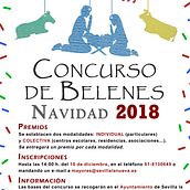 Concurso de Belenes 2018 - Sevilla la Nueva. Poster Design project by ALEJANDRO GÁMIR PAZ - 12.10.2018