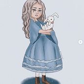 Alicia llorando. Een project van Digitale illustratie van Laura Comellas Martos - 28.12.2018