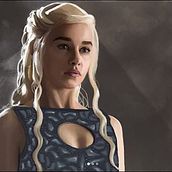 Daenerys Targaryen. Een project van Traditionele illustratie y Digitale illustratie van Laura Comellas Martos - 26.05.2019