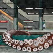 Metro Pirámides. Un proyecto de Cómic, Creatividad, Diseño e Ilustración tradicional de laninhademarte - 28.05.2019