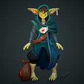Nott The Brave! - Personaje Real Time. Un proyecto de 3D, Animación 3D, Diseño de personajes 3D, Modelado 3D y Videojuegos de Albert Patru - 29.05.2019