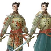 Samurai Concept. Character Design, and Traditional illustration project by David Rendo - 05.31.2019