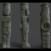 Atlante Tula 3D. Un projet de 3D , et Modélisation 3D de Jovany Cárdenas - 17.11.2018