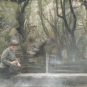 Bosque mágico: Creación e integración de un Matte Painting. Un progetto di VFX di Santiago Ogazón - 02.06.2019
