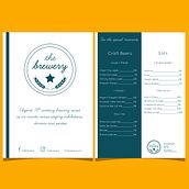 Menú para The Brewery. Un proyecto de Diseño gráfico de Isa Garcia - 03.06.2019